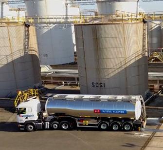 Tanker at Tees Port Dennis Dixon Ltd
